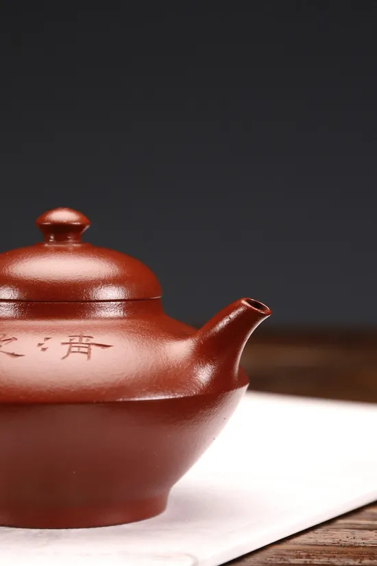 合歡紫砂壺 龍血砂製 工藝美術師儲棟平手作 1