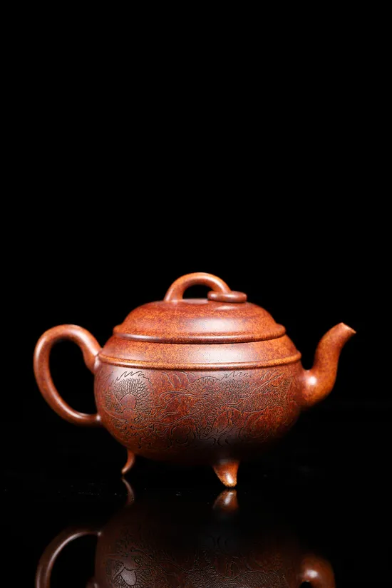 紫砂壺 徐南大師 翡翠金砂 龍吟強 9000元 2