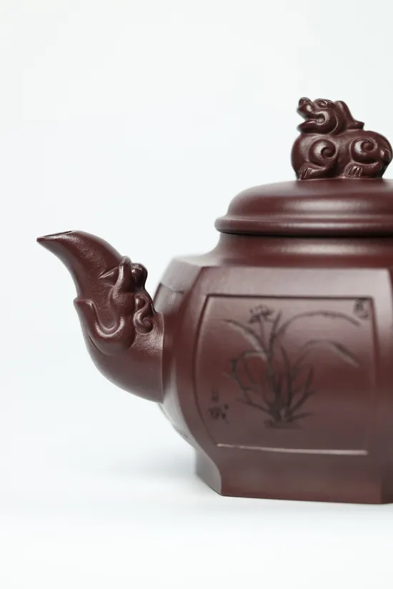 紫砂壺 陳月娥老師原礦紫茄泥手工製作 2