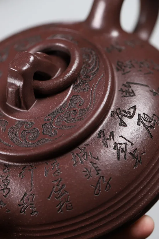 紫砂壺藝術收藏品步步高昇 2