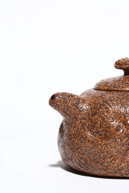 紫砂壺隱龍供春高工姚華君手工製作 2