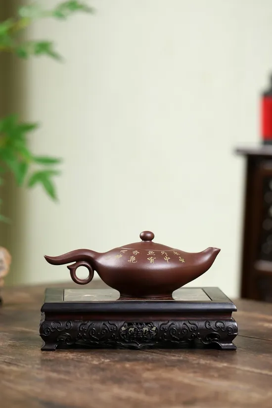 金玉滿堂紫砂壺_國傢級工藝美術師鮑玉華設計 1