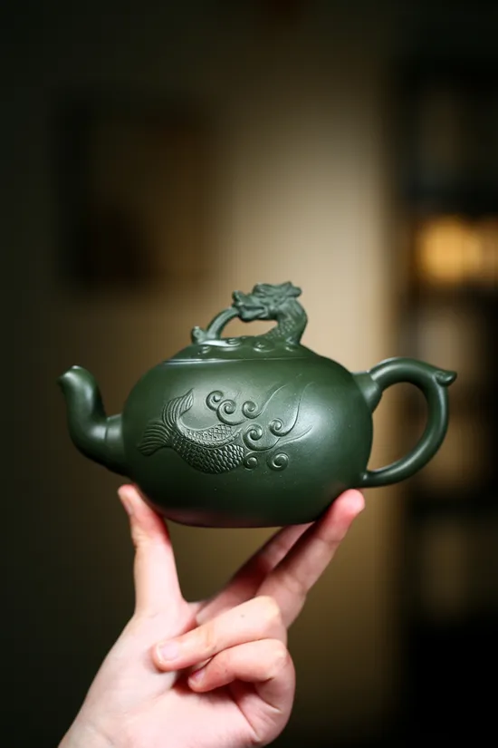 雲遊祥龍紫砂壺 高品質手工製作 2