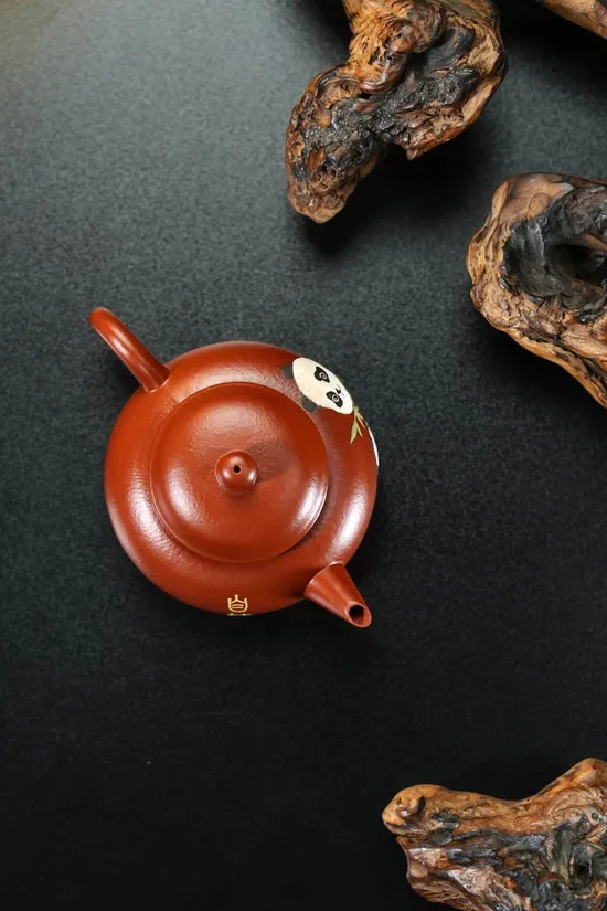 小水平經典紫砂壺 紅泥手工製作 2