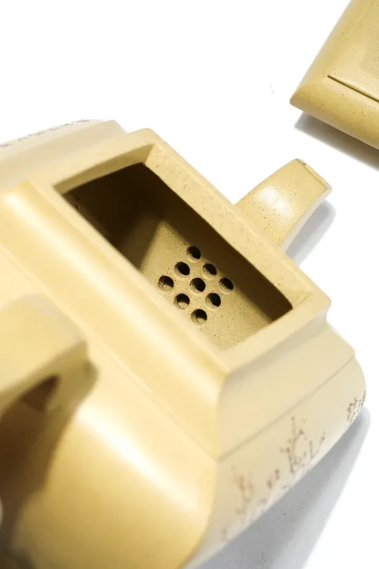 紫砂壺四方橋鼎原礦本山綠450cc劉蓉萍手工製作 2