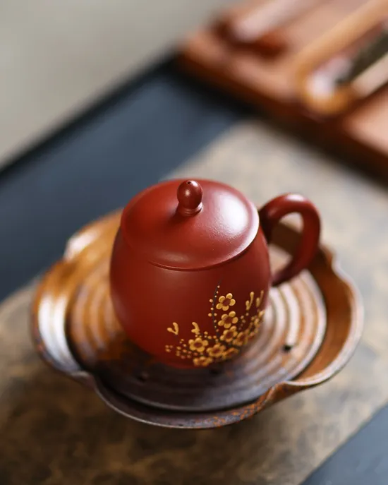 大紅袍梅花龍蛋杯紫砂壺推薦 1