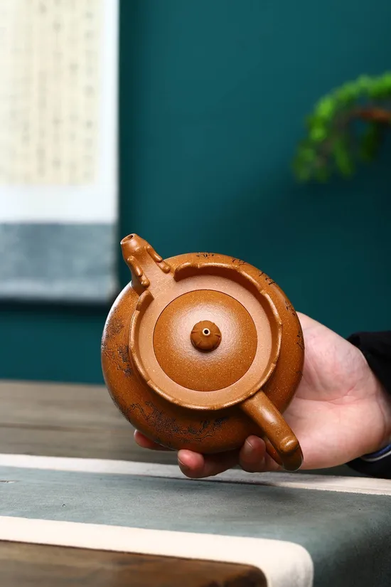 紫砂壺收藏佳品範錫軍僧帽壺手工製作 1