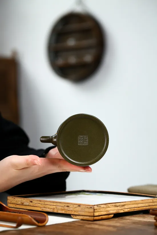 楊軍保紫砂壺竹節洋桶精品 2