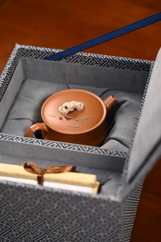 手工紫砂壺竹段設計 紫砂茶具收藏佳選 1