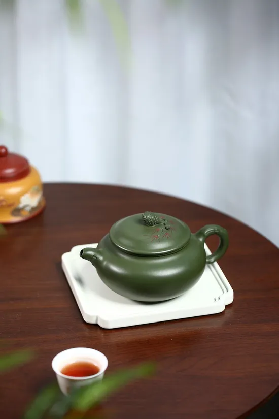 紫砂壺松果仿古高工佳作 1