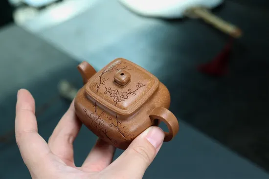 紫砂壺金降坡100ml手工製作 2