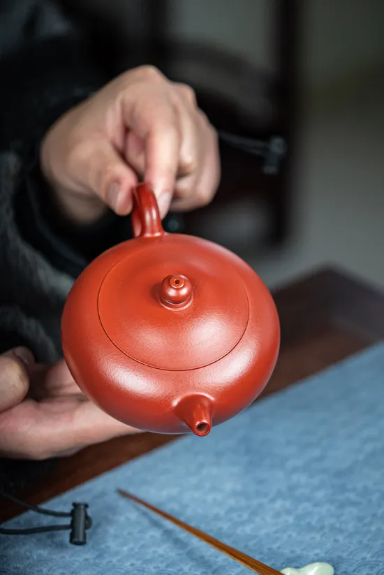 玉乳紫砂壺 吳敏實力派工藝師原礦大紅袍手工製作 1