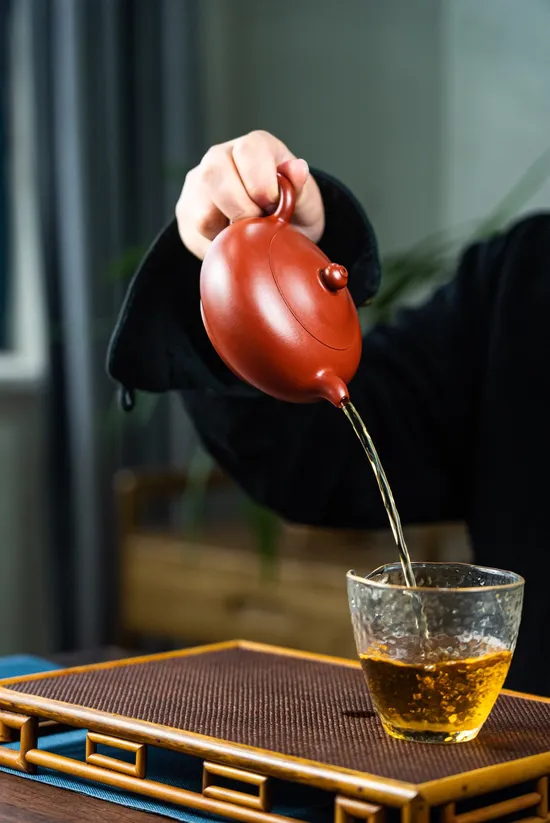 玉乳紫砂壺 吳敏實力派工藝師原礦大紅袍手工製作 2