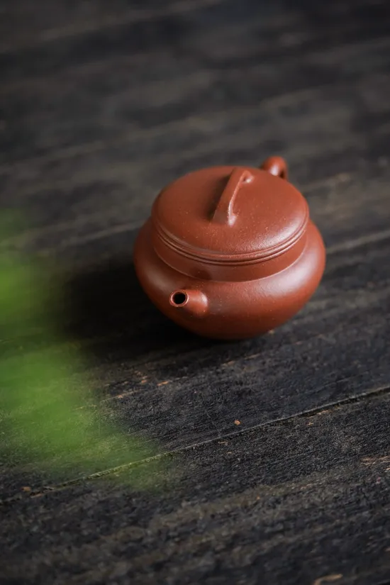 漢瓦紫砂壺紅降坡泥手工製作 1