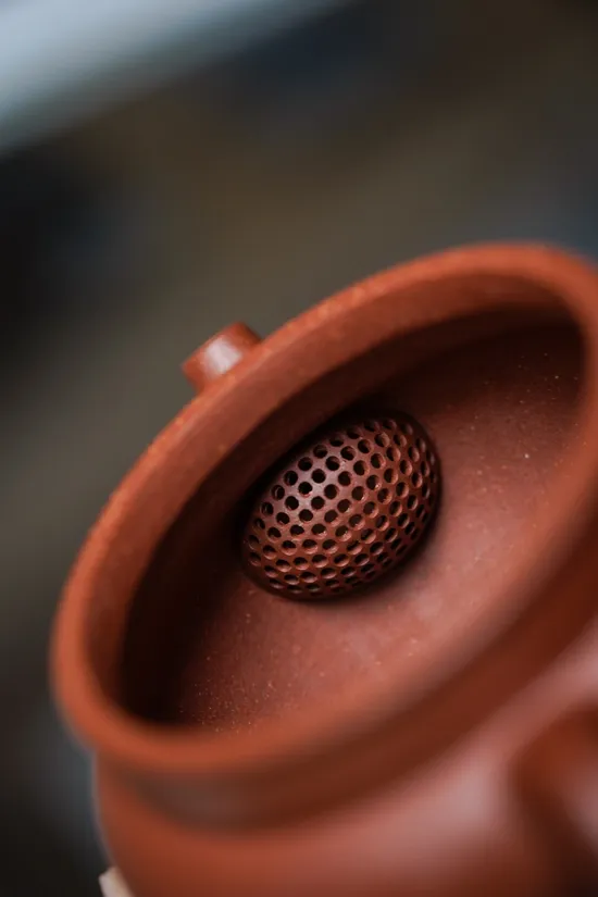 漢瓦紫砂壺紅降坡泥手工製作 2