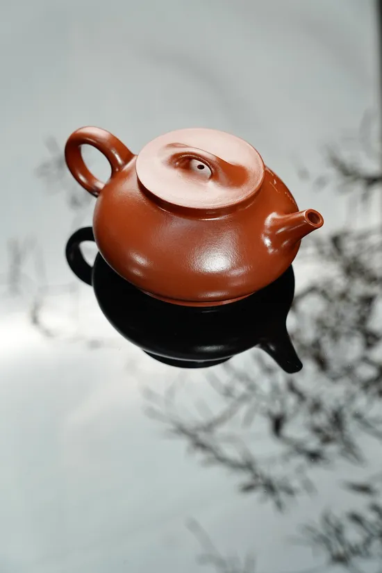 紫砂壺 禾瓢 原礦朱泥 240cc 高品質茶具 1