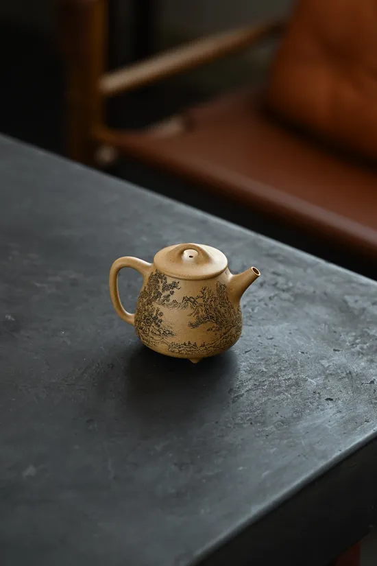 高瓢手工紫砂壺|原礦段泥200cc 1