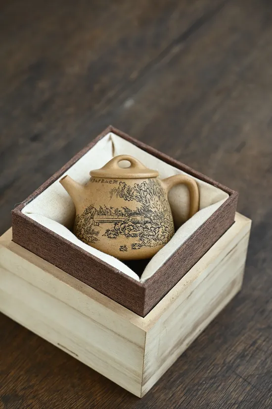 高瓢手工紫砂壺|原礦段泥200cc 2