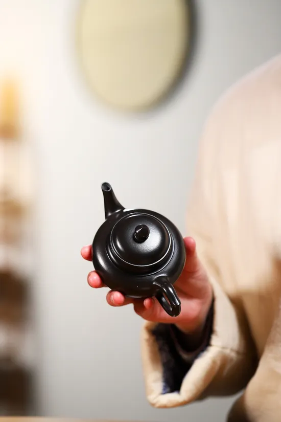 紫砂壺笑櫻款國工精品原礦大紅袍手工製作 1