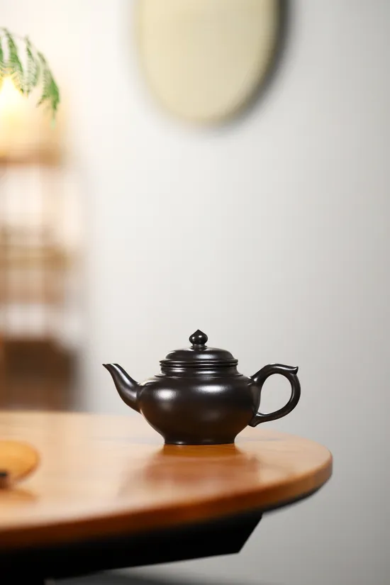 紫砂壺笑櫻款國工精品原礦大紅袍手工製作 2