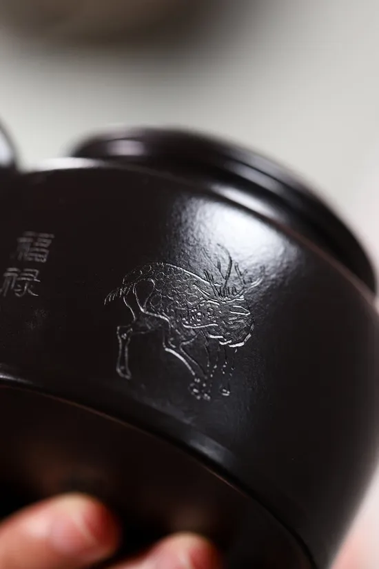 大德鐘心經紫砂壺手工精製 1