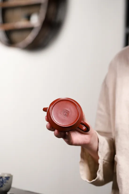 紫砂壺原礦雞血大紅袍手工精製 1