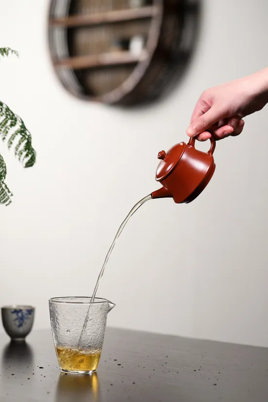 紫砂壺原礦雞血大紅袍手工精製 2