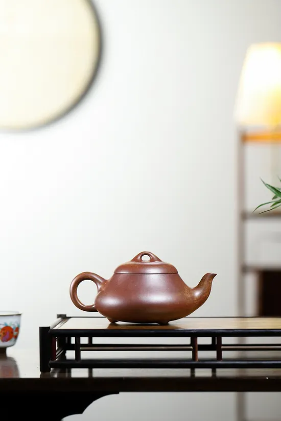 楊軍保漢棠石瓢紫砂壺 精緻工藝與高品質柴燒 1