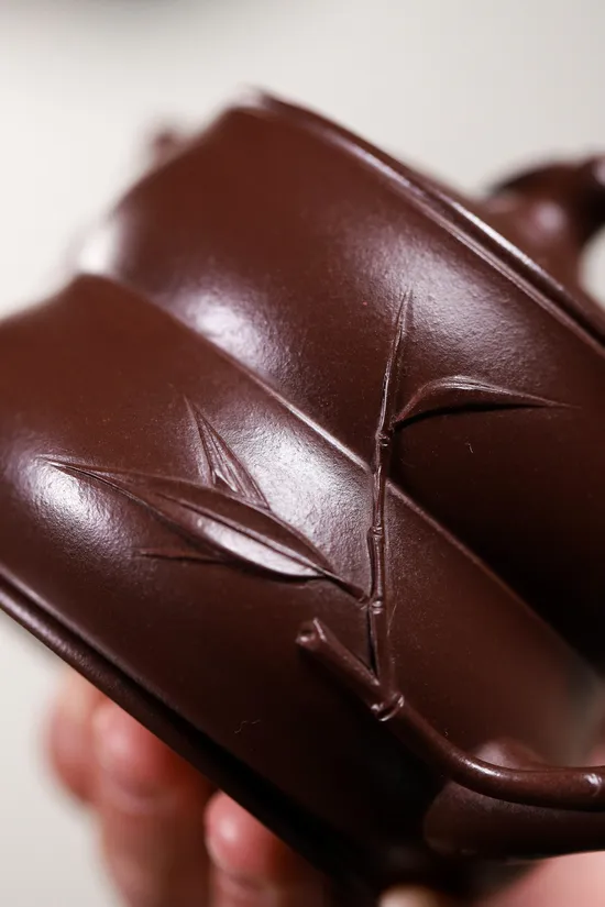 紫砂壺 葫蘆竹 工藝美術師尹聽娣 傳統手工製作 2