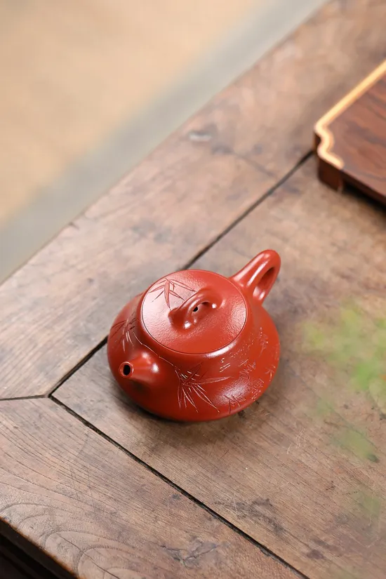 納瓢紫砂壺｜原礦大紅袍實力派名家戚志君作品 2