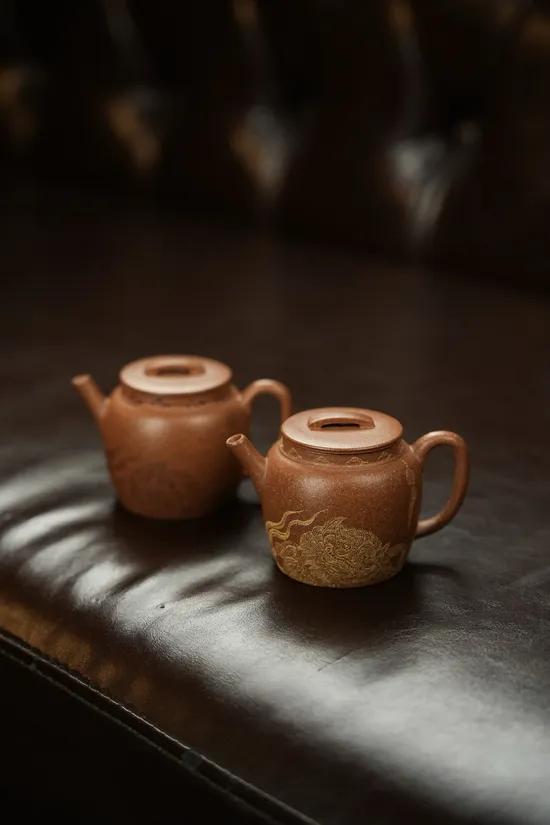 納福小漢瓦紫砂壺獨家設計款黃降坡100cc 2