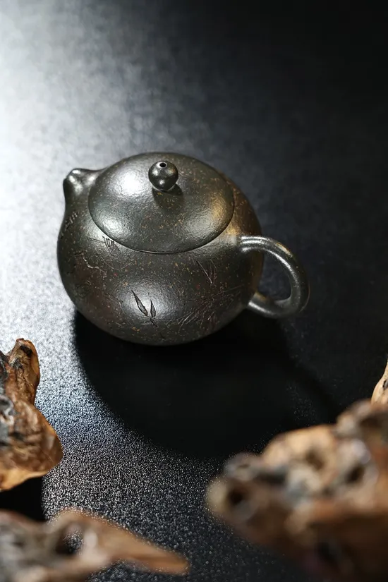 紫砂壺原礦烏金砂西施經典器 1