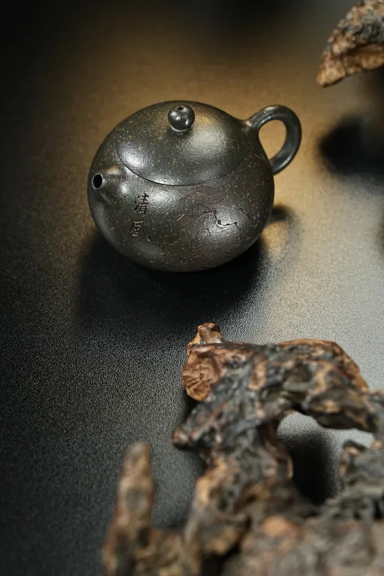 紫砂壺原礦烏金砂西施經典器 2