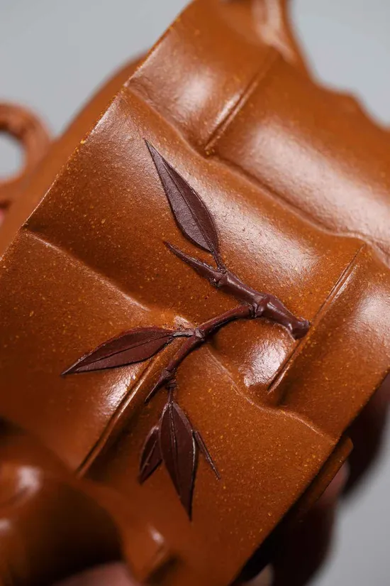 紫砂壺一捆竹黃降坡泥國工精品 1