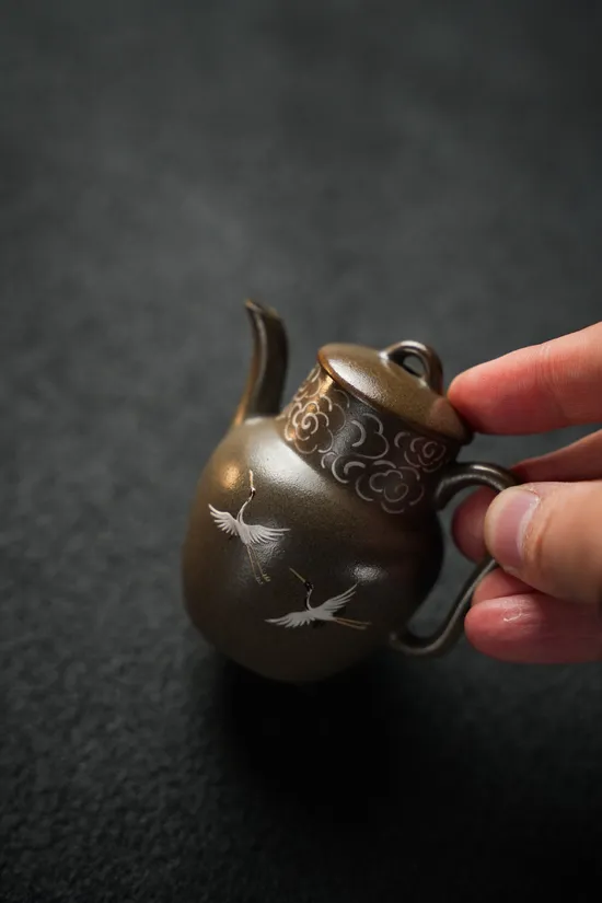 紫砂柴燒壺手繪精品 1