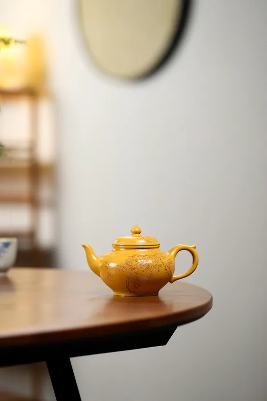 紫砂壺笑櫻原礦黃金朱泥手工茶具 2