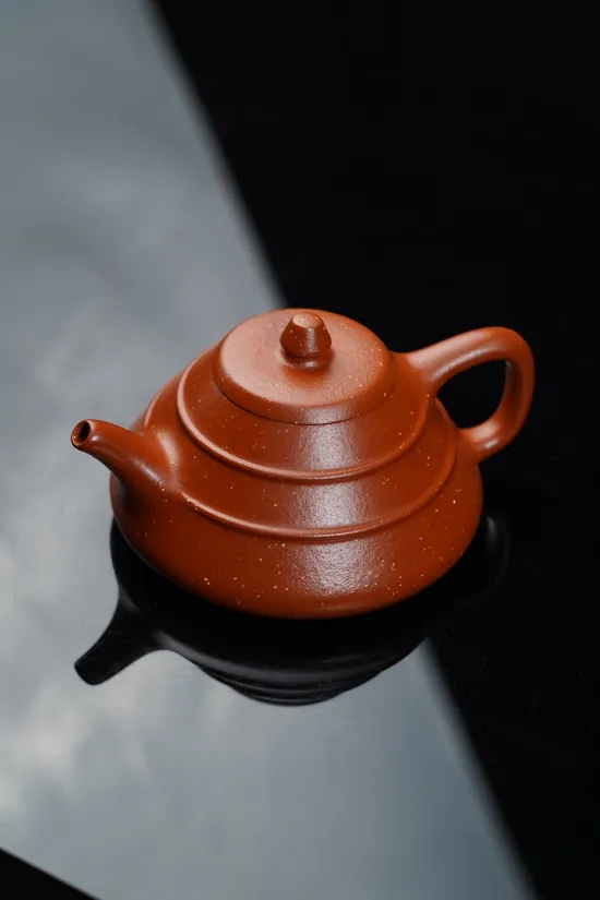 舍瓢全手工紫砂壺20cc原礦朱泥泡養出彩 1
