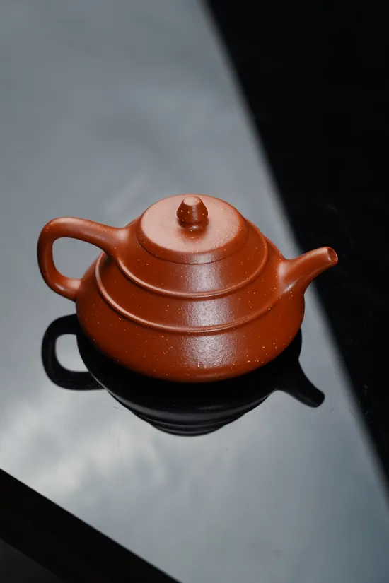 舍瓢全手工紫砂壺20cc原礦朱泥泡養出彩 2