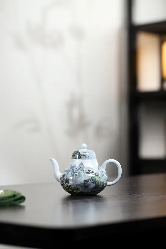 任瑞華紫砂壺思亭款式 泥料海藍 壽命長久 2