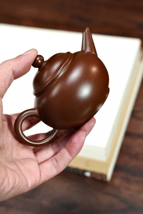 紫砂壺原礦老紫泥經典款160cc 1