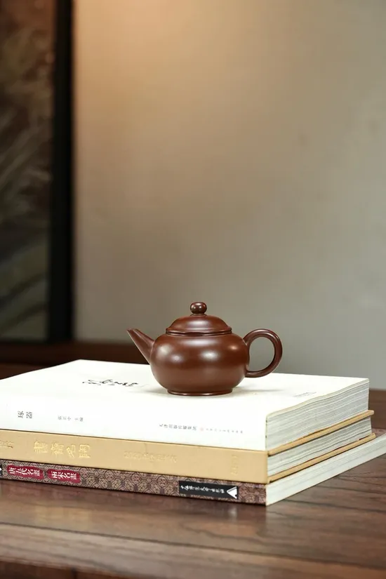 紫砂壺原礦老紫泥經典款160cc 2