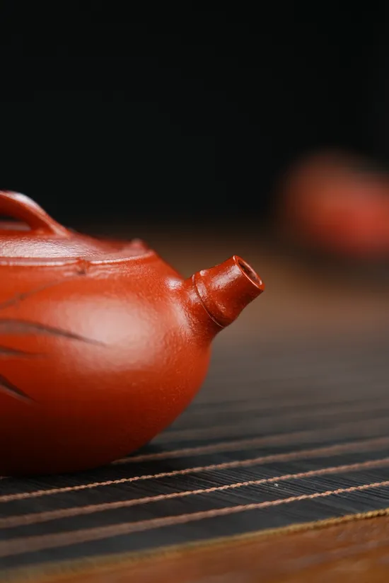 紫砂壺一葉之秋原礦朱泥收藏級作品 2