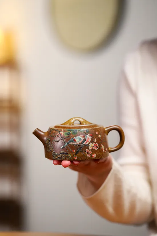 楊軍保製作如意井欄紫砂壺 1