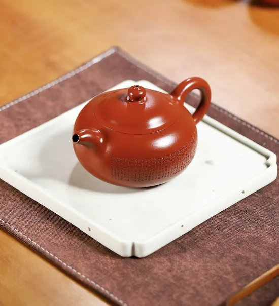 紫砂壺玉乳出師表工藝美術師尹聽娣手工製作 1