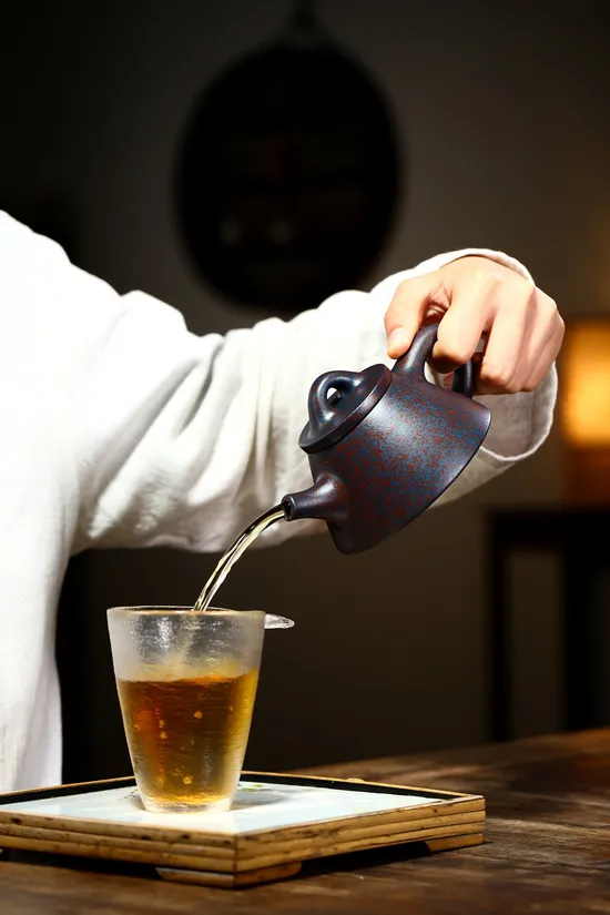 紫砂壺朱正琴天翠紅砂霸王瓢20cc 2