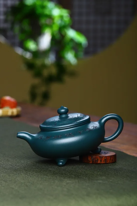 紫砂壺雲中仙鶴國家級工藝師劉瑩精製 2