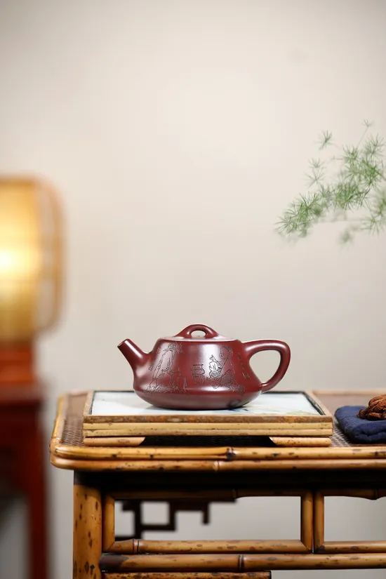 紫砂壺收藏級精品 禪瓢龍血砂工藝 1