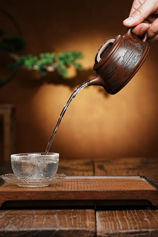 紫砂壺範建新手工製作國工新品瓦瓢 1