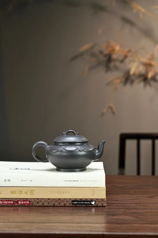 紫砂壺天青泥手工製作 2