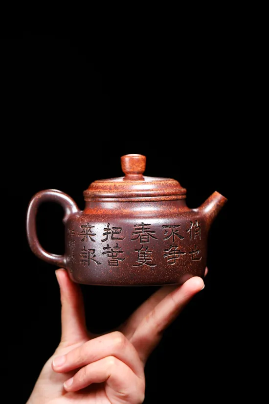 紫砂壺德鐘款陳月娥老師精工製作 2